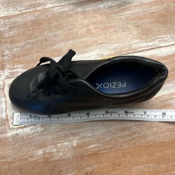 Capezio FLEX MASTR Split Sole Leather TAP SHOE Black- CHILD CG16C Size 13 - Picture 9 of 9